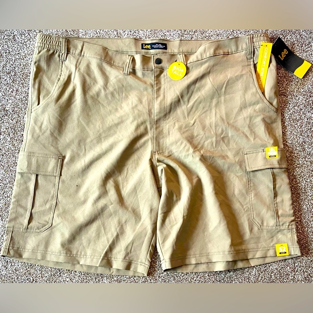 Lee Shorts Mens Size 52 Comfort Stretch Cargo Shorts NWT